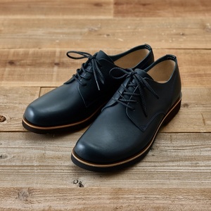 足なりダービー ダークネイビー 牛革 革靴 KOTOKA メンズシューズ 28.0cm