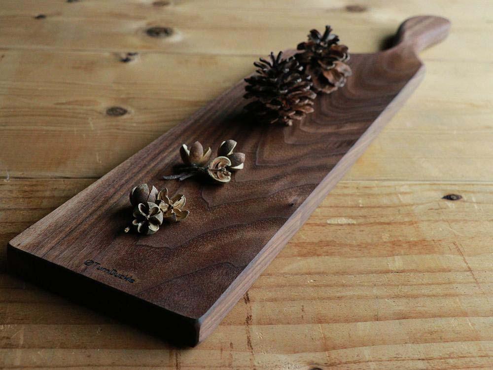 ブラックウォルナットのカッティングボード ロング Z106_イメージ4