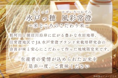 【6ヶ月定期便】【令和7年産】特別栽培米コシヒカリ「風彩常澄」計30kg（5kg×6回） 【最高 ランク 特A コシヒカリ 水戸市 オリジナル ブランド 農林水産省大臣賞受賞 減農薬 減化学肥料 栽培