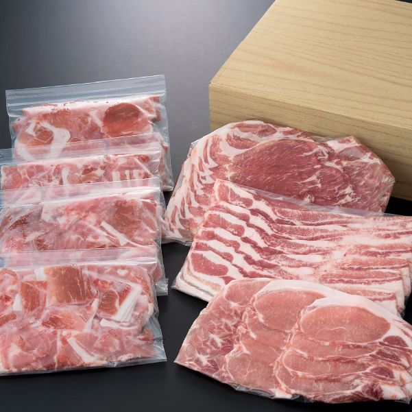 【部位4種食べ比べ！】九州産豚肉４種　贅沢セット　2.25㎏（国産 豚 豚肉 バラ ロース しゃぶしゃぶ 大容量）_イメージ2