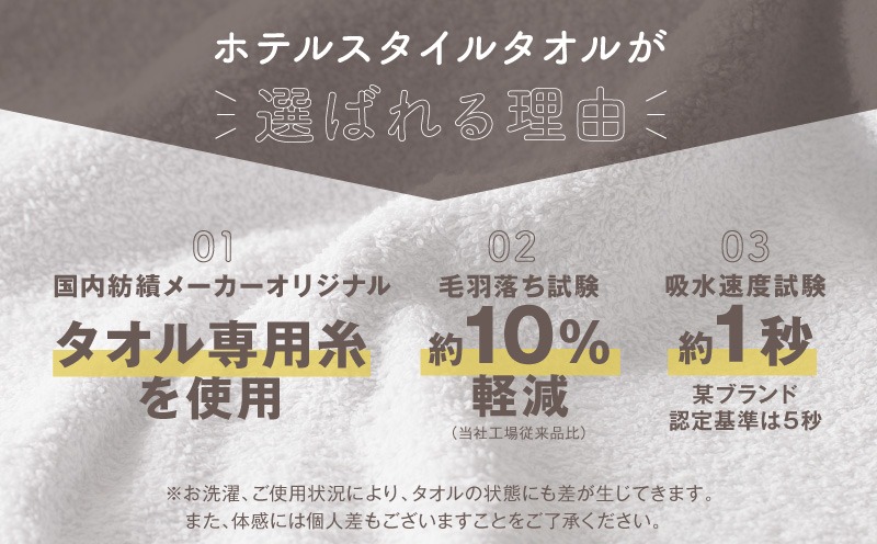 010B1159 【スピード発送】ホテルスタイル フェイスタオル 10枚 モカ ベージュ【泉州タオル 国産 吸水 普段使い シンプル 日用品】
