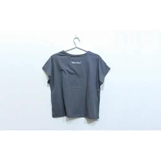 【レディース】オリジナルTシャツ 水牛&サギ レディースTシャツ【カラー:スミクロ】【サイズ:レディース】KB-150