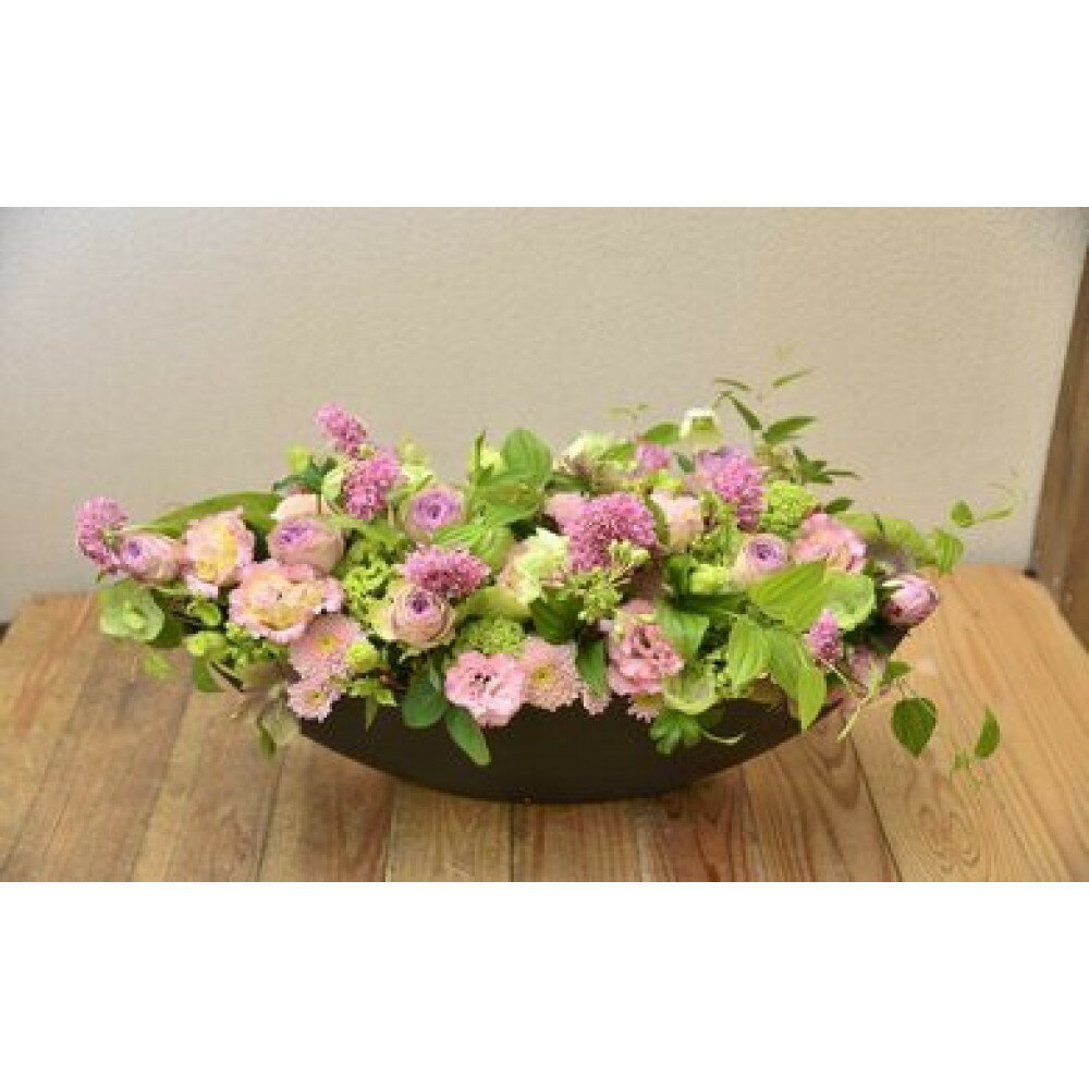 【ふるさと納税】《記念日に届くお花シリーズ》アレンジメント Mサイズ_ピンク系【《記念日に届くお花シリーズ》 アレンジメント 世界らん展 フラワードリームジャパンカップ 国内主要コンテスト受賞 贈り物 Mサイズ 神奈川県 小田原市 】