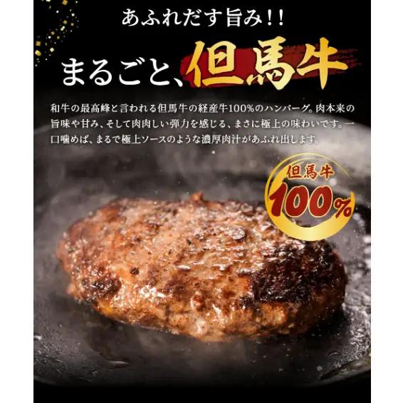 【累計5,000個突破！】但馬牛経産牛ハンバーグ（150g×5個）010AA09N.／個包装 牛肉 黒毛和牛 100% 国産 経産牛 和牛 赤身 味付け ほくぶ バーベキュー bbq キャンプ アウト