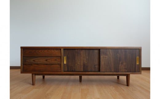 大川家具 幅150cm テレビボード 欅無垢材 -montana-モンタナ
