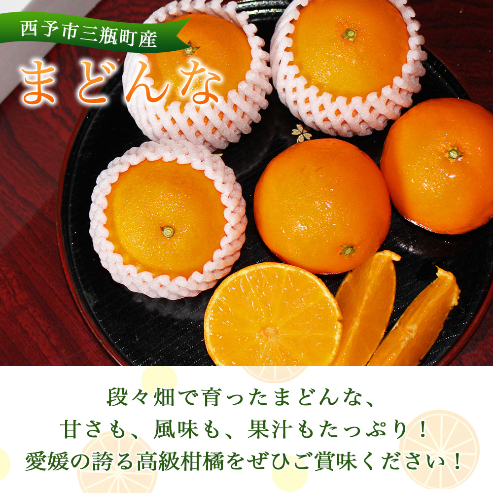 紅まどんなと同品種！＜とびっきりの愛媛 まどんな（３玉）＞マドンナ 愛媛果試第28号 果物 柑橘 フルーツ 産地直送 西宇和 愛媛県 西予市