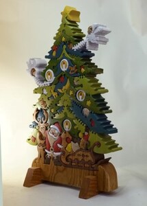 クリスマスツリー 特大サイズ  知育玩具 木製パズル おもちゃ プレゼント 男の子 女の子 誕生日 クリスマス 子供 大人 ギフト つみき 積木 送料無料