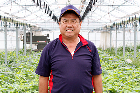 タカミメロン 4～6玉（5～7kg）【6月頃発送】　林農園