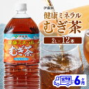 【ふるさと納税】伊藤園 健康ミネラル むぎ茶 カフェインゼロ 2L×6本×2ケース 定期便 6ヶ月 送料無料【麦茶 備蓄 ペットボトル セット カロリーゼロ 2L ソフトドリンク 飲料 飲み物 全6回 D07359t6】