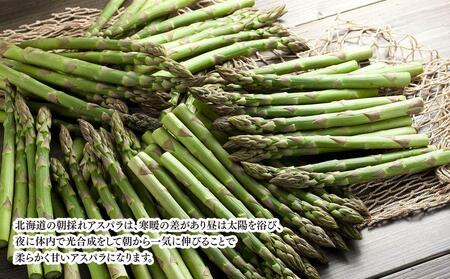 【先行予約】朝採りアスパラ Lサイズ 2kg（500g×4）鮮度保持パック入り 旭川近郊産 露地物(2024年5月中旬発送開始予定)