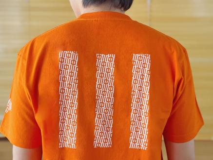 ナカガワTシャツ〈オレンジ〉Sサイズ