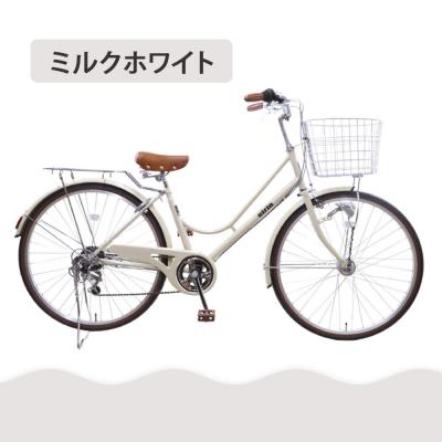 ふるさと納税 京都市 【エイリン】【組立済み発送】ファミリーサイクル26型 KN266NROL【ミルクホワイト】 | 