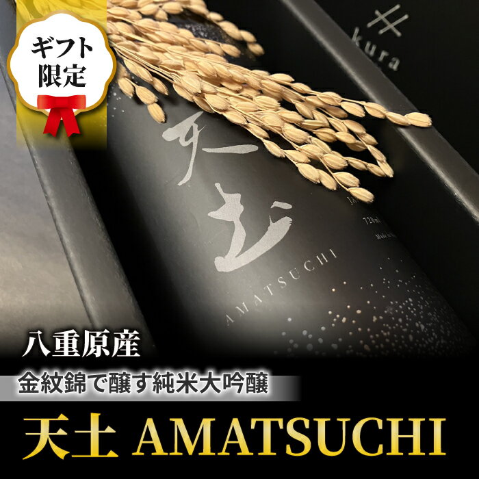 【ふるさと納税】【ギフト限定】至極の日本酒！天土 AMATSUCHI 純米大吟醸｜八重原米 地酒 日本酒 ギフト プレゼント 父の日 贈り物 おいしい 信州 長野県 インターナショナルワインチャレンジ IWC 大信州酒造