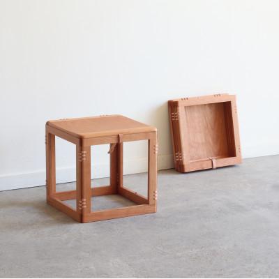 ふるさと納税 宇治市 木製折り畳み椅子「旧タイプpatol stool(ロー)」 板座 |  | 01