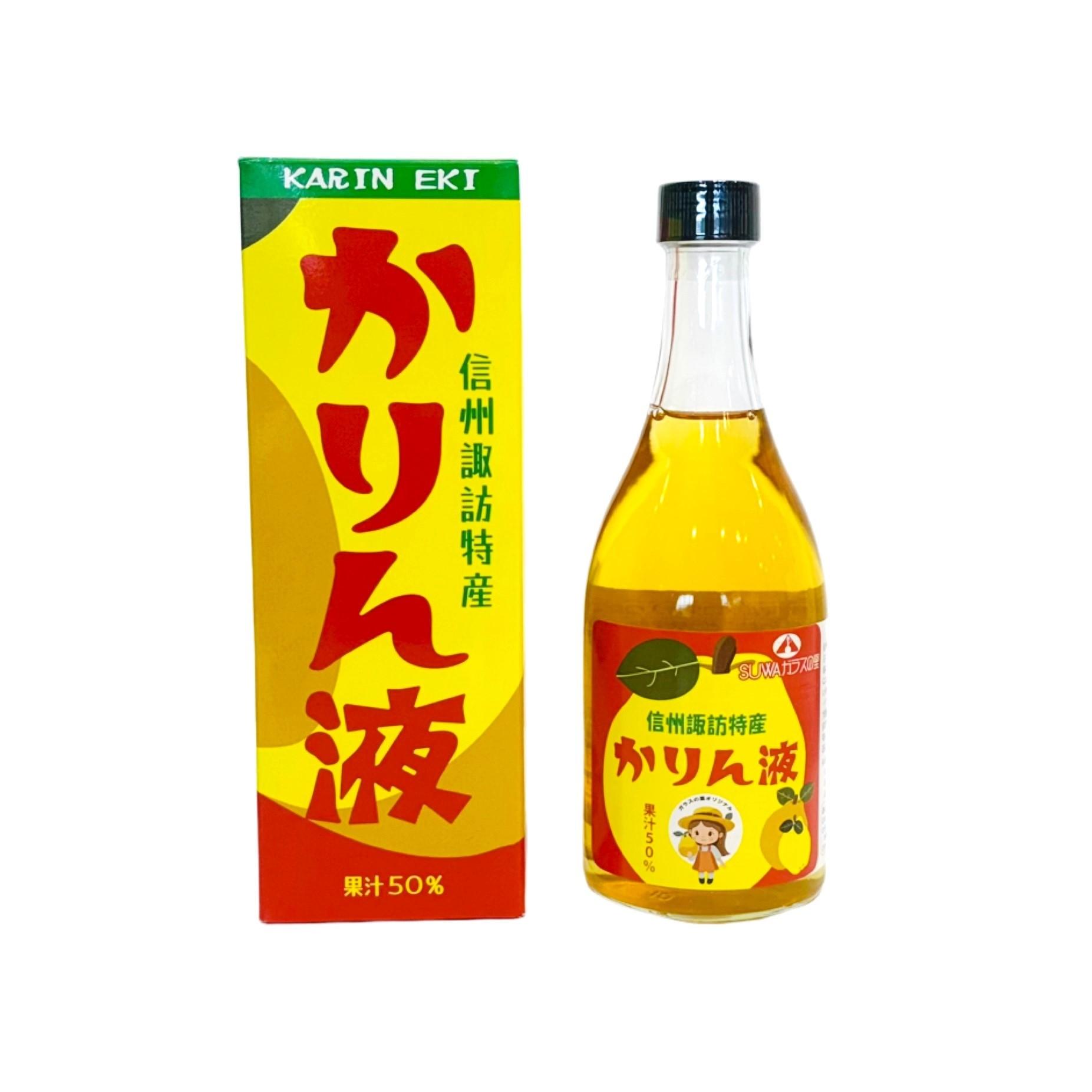 SUWAガラスの里オリジナル　「かりん液」　２本セット