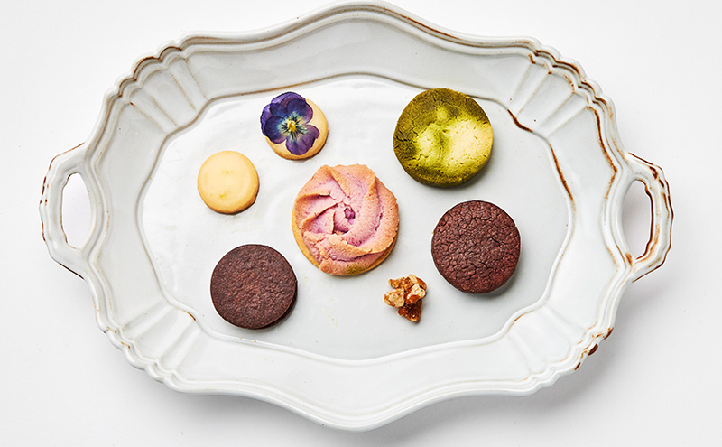 焼き菓子詰め合わせ　La Boîte à bonheur  -la fleur -クッキー缶＋フィナンシェ9個 焼菓子 グルテンフリー 米粉 スイーツ 洋菓子 プレゼント ギフト 贈り物 茅ヶ崎市 神
