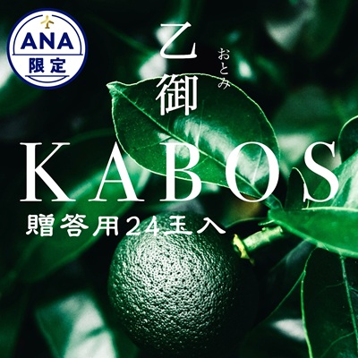 【ANA限定】贈答用高級【乙御KABOS】24玉　かぼす発祥の地臼杵市乙見・ブランドかぼす
