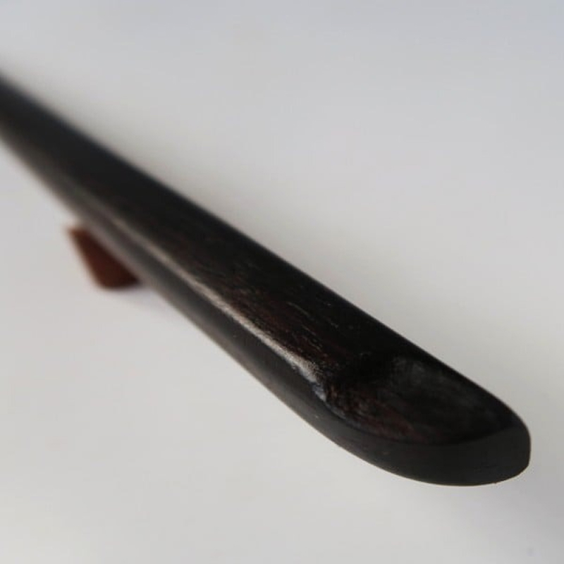 木製かんざし リーフ型 ロングタイプ 選べる 素材 紫檀 黒檀 タガヤサン ローズウッド 木製 かんざし 緩みにくい 塗装不使用 固定型 飾り用 経年変化 耐久性 髪飾り 和風アクセサリー ヘアアクセ