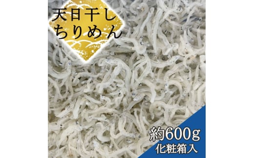 ちりめん 化粧箱600g チリメン しらす丼 国産 冷蔵 個包装 魚 お魚 さかな 食品 和歌山県 由良町 新鮮 贈答 【dgss008】