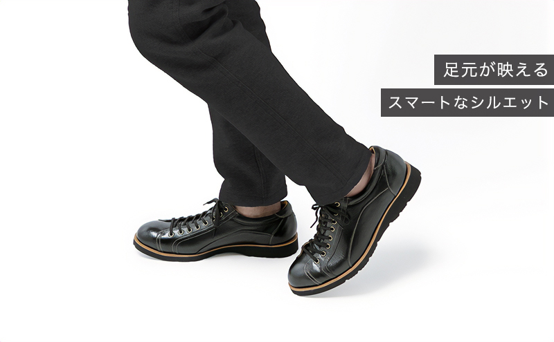 倭イズム ( ヤマトイズム ) 鹿革 シューズ 紳士靴 YA3300 （ ブラック ） 26.0cm