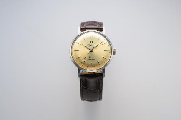 【ふるさと納税】腕時計｢Azusa　CLASSIC2」ゴールド　 腕時計 時計 時間 逸品 プレゼント 記念 職人 長野県 安曇野 安曇野市 信州