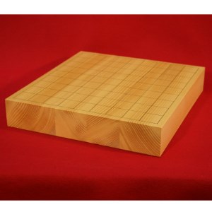 【 将棋 】 棋盤 日本産本榧二寸卓上将棋盤 駒台付き 棋盤