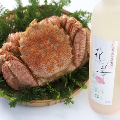 ふるさと納税 釧路市 釧路福司はまなす花酵母のお酒と毛がに400gのセット ふるさと納税 酒 かに F4F-5344