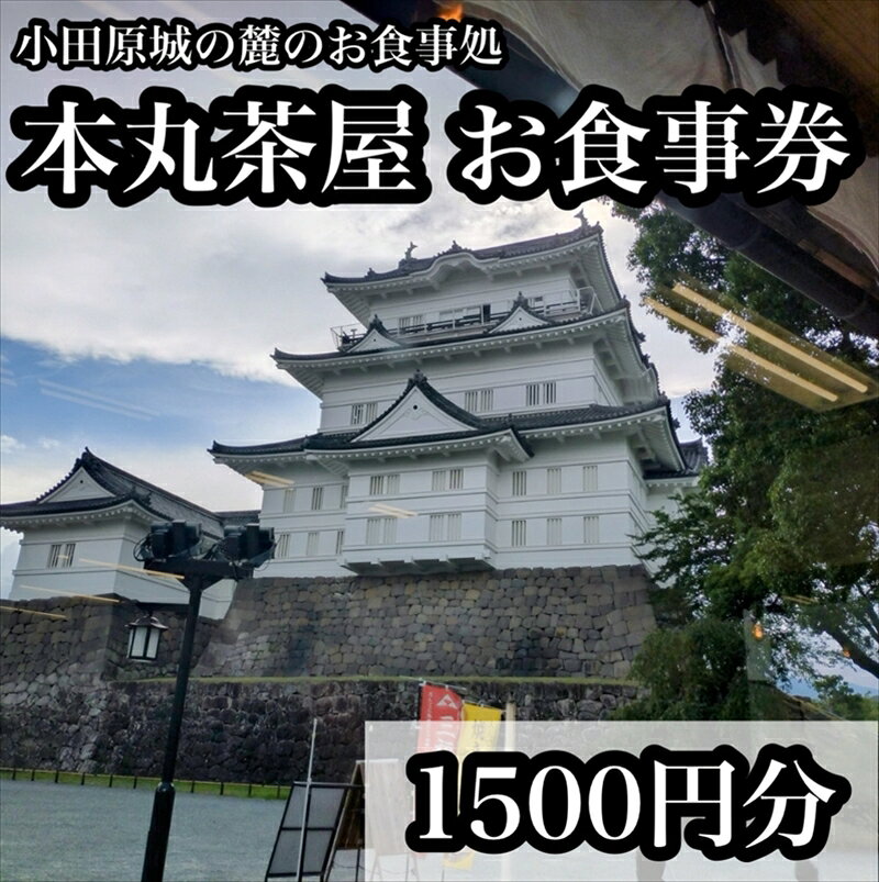 【ふるさと納税】小田原城の麓のご飯屋さん　本丸茶屋御食事券 1500円分【 お食事券 神奈川県 小田原市 】