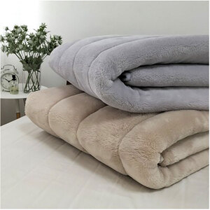 ＜シングルサイズ＞吸湿発熱あったかボリューム敷パッド ベージュ1枚 HTP-40S-BE