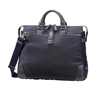 ふるさと納税 豊岡市 豊岡鞄　For The Blue Soft Briefcase Dブルー