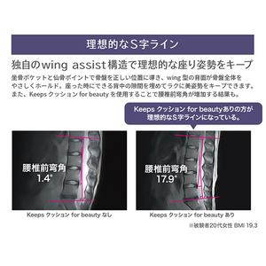 nishikawa / 西川 Keeps クッション for beauty ネイビー【P392U】 キープス クッション