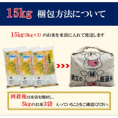 ふるさと納税 大網白里市 【令和7年産】【特A評価】千葉県産「コシヒカリ」精米 15kg(5kg×3袋) |  | 01