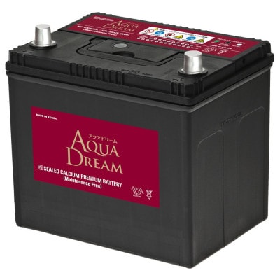 AQUADREAM PLATINUM 自動車始動用バッテリー 充電制御車対応  100D23L 1個【配送不可地域：沖縄県】