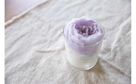 リアルなお花のキャンドル　『芍薬』(芍薬の香り)