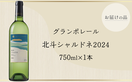 グランポレール 北斗シャルドネ2024 【 ふるさと納税 人気 おすすめ ランキング ワイン わいん 白ワイン シャルドネ サッポロビール 葡萄 ぶどう お酒 セット ギフト 贈答 贈り物 プレゼント