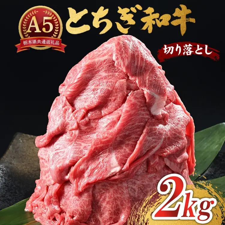 とちぎ和牛 A5 切り落とし 2kg【栃木県共通返礼品・栃木県産】 | 牛肉