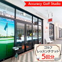 【ふるさと納税】Accuracy Golf Studio ゴルフレッスンチケット (5回分)｜ゴルフ インドア 練習 初心者 競技 コーチ スキルアップ ツアープロ レッスンプロ BIGHOP 印西市 [0479]