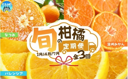 
                  【3回定期便】【1・4・7月】紀州和歌山産旬の柑橘定期便 (みかん・なつみ・バレンシア) / 定期便 果物 くだもの オレンジ みかん バレンシアオレンジ なつみ ミカン【tkb378】
                