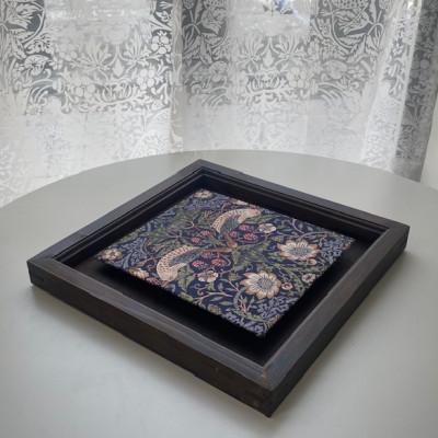 ふるさと納税 岡崎市 【ウィリアム　モリス】壁掛け　額縁セット　いちご泥棒 |  | 02