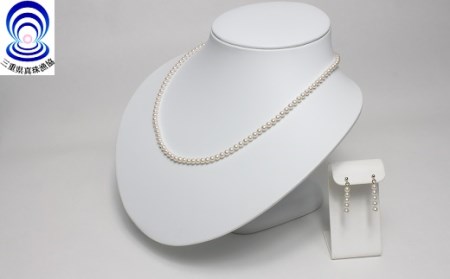 三重ブランド アコヤ真珠3.5ﾐﾘ～4.0ﾐﾘ ベビーネックレス・ピアスセット / あこや ネックレス 真珠 伊勢志摩 志摩 アクセサリー ギフト パール 母の日 ホワイトデー クリスマス 入学式 卒