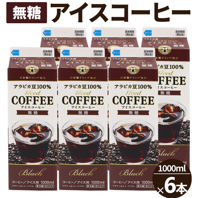 アイスコーヒー無糖 6本_DT14