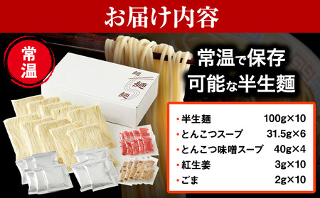 博多ラーメン 10人前 株式会社フーデリジェンス《30日以内に出荷予定(土日祝除く)》福岡県 鞍手郡 小竹町 ラーメン