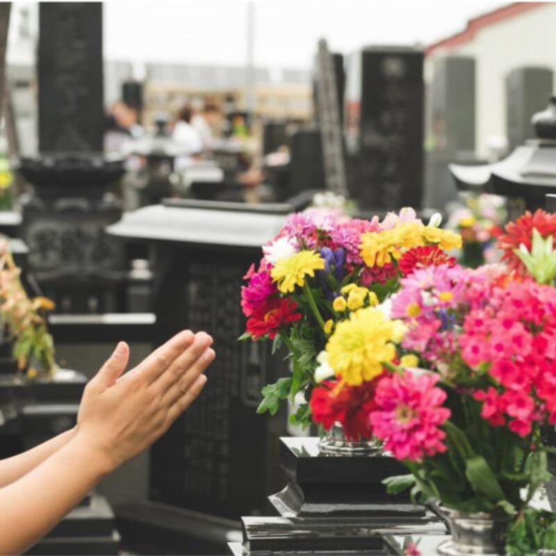 【ふるさと納税】墓参り　代行（お墓のお掃除、お墓の水洗い、草抜き、供花、線香、ろうそく付き）　墓参　1年で2回