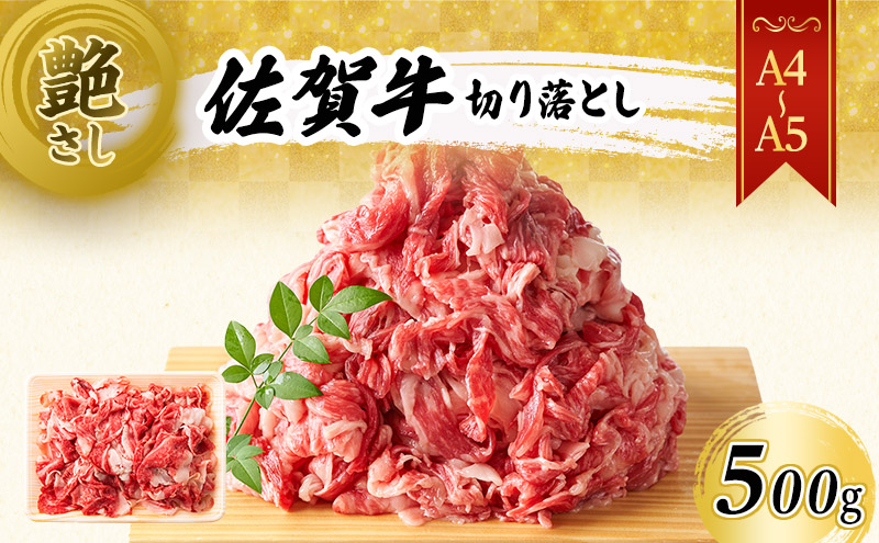 
佐賀牛 艶さし！【A4～A5】佐賀牛切り落とし 500g 肉 お肉 牛肉 和牛 牛 ※配送不可：離島
