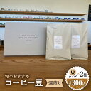 【ふるさと納税】 こだわりの自家焙煎 コーヒー豆 〈深煎り〉 2種 計300g 珈琲 飲み比べ ギフト 多治見市 / Jikan ryoko [TDR003]