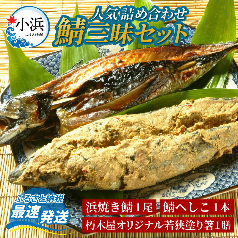 【ふるさと納税】【人気商品詰め合わせ】 鯖三昧 小 【配送不可地域：離島】 小浜市 / 朽木屋 [BFCM002]