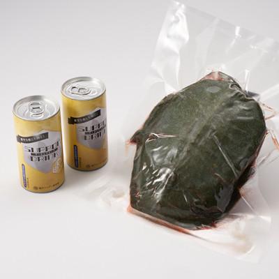 ふるさと納税 山北町 【のし付き】神奈川産すっぽん鍋丸ごと1匹(620g)&ドリンク2本(各180g)セット |  | 01