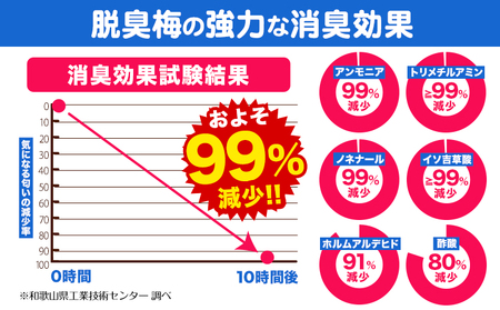 ペットの脱臭トイレ砂脱臭梅 6L (3L約2kgの2個セット) センターバレイ《60日以内に順次出荷(土日祝除く)》和歌山県 紀の川市 トイレ砂 猫 ペット 安心素材 脱臭梅 梅 SDGs アップサイ