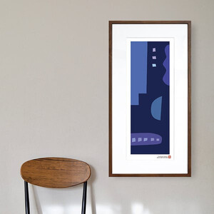 【絵画】 和紙アート 「やさしい記憶５」 額装サイズ 300mmx600mm 阿波紙 【 ピエゾグラフ 和紙 額入り 額縁付 アート インテリア 現代版画 絵画 版画 贈り物 贈答 プレゼント ギフト