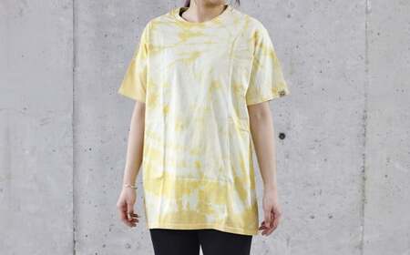 漆染めTシャツ　 タイダイ　Lサイズ	